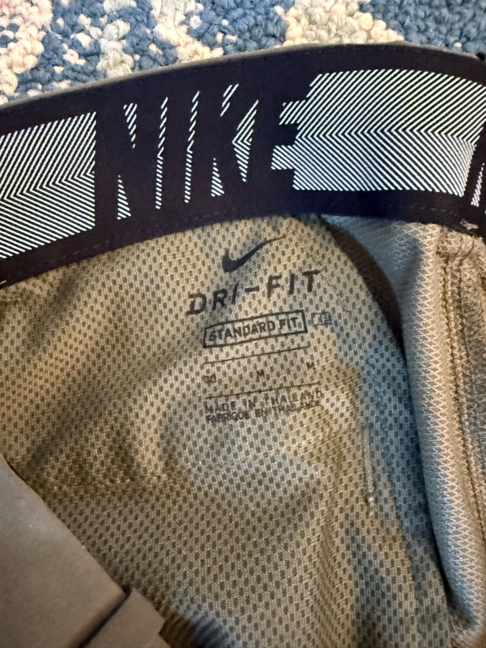 Nike Men's Olive Hybrid Performance Shorts - Picture 3 of 3